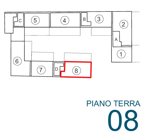 APPARTAMENTO PIANO TERRA CON GIARDINO E POSTO AUTO COPERTO (N.8)
