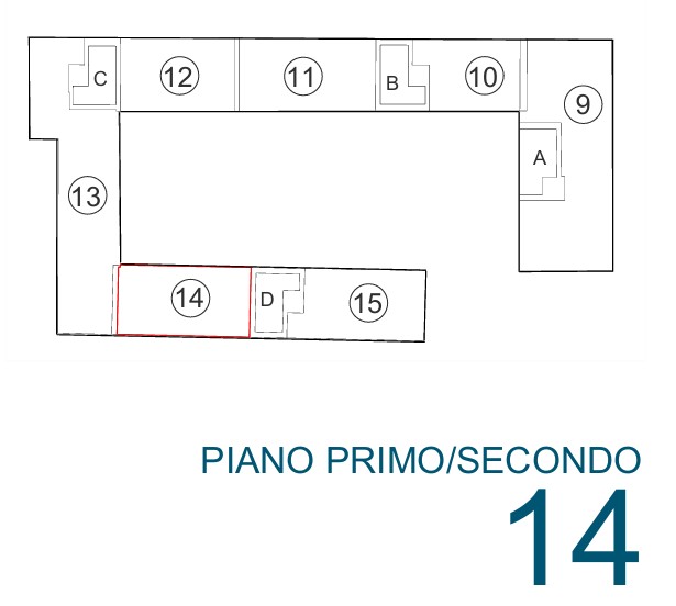 APPARTAMENTO PRIMO/SECONDO PIANO CON TERRAZZA E POSTO AUTO COPERTO (N.14)